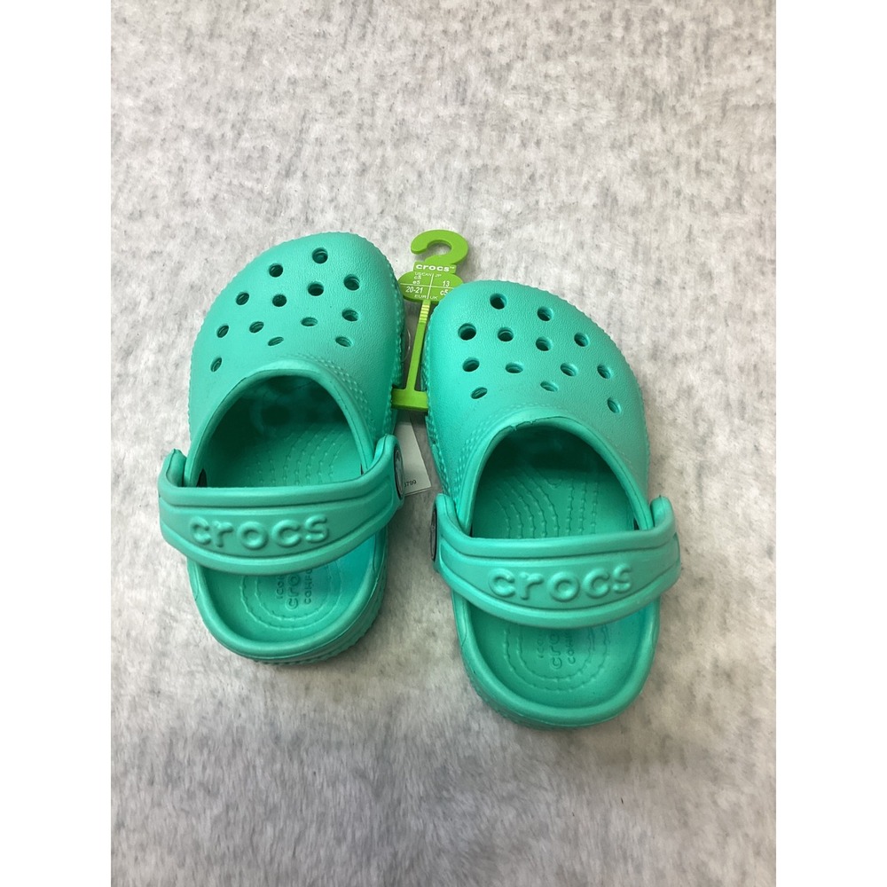 Crocs Classic Lagoon Clog Teal Green Toddler Size C5 206991-3NM New